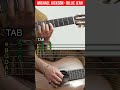 Michael Jackson Billie Jean Guitar Tutorial TAB Shorts