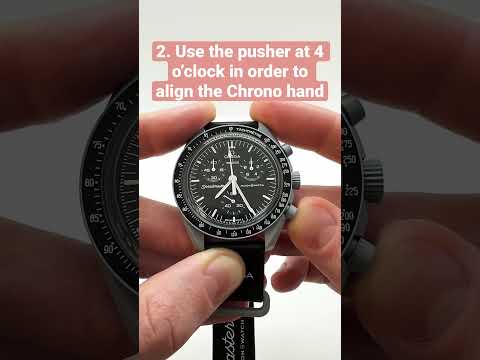 How to Reset the Chronograph on an Omega x Swatch MoonSwatch Collab