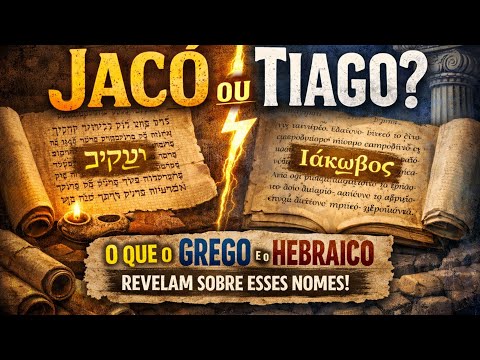 "Jacó ou Tiago? O que o Grego e o Hebraico revelam sobre esses nomes!"