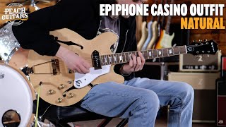 Video thumbnail for No Talking...Just Tones | Epiphone Casino Outfit | Natural by Peach Guitars
