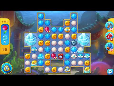 Fishdom 5867 Level - 20 moves - NO BooSTERS