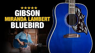 Video thumbnail for Gibson Miranda Lambert Bluebird Signature Acoustic by Acoustic Letter