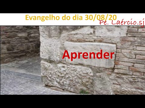 Evangelho do dia 30/08/20 Aprender - Mt 16,21-27