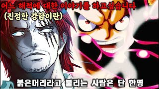 (원피스) 드디어 움직이는 빨강머리의 실체와 루피가 만약 과거에 샹크스를 따라갔더라면 one piece 원피스1003화 분석 및 1004화 떡밥