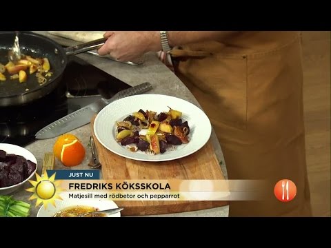Fredriks köksskola - Laga läckra förrätter i jul - Nyhetsmorgon (TV4)