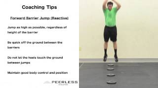 44. Forward Barrier Jumps (Reactive)