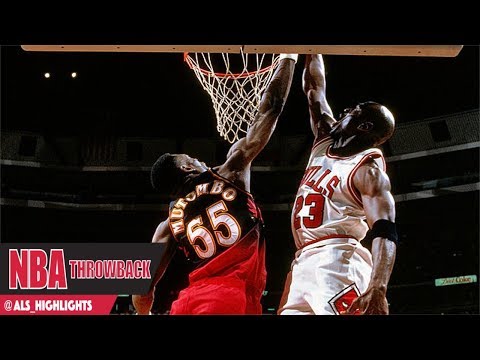 Michael Jordan REVENGE on Dikembe Mutombo 1997 ECSF Game 5 vs hawks - 24 Pts, 1 Revenge Facial!