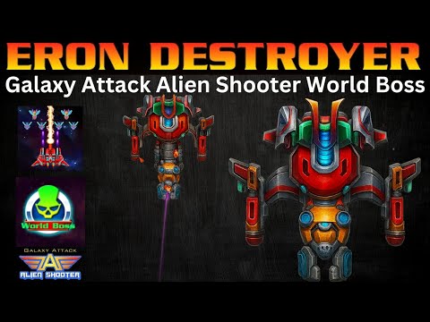 Galaxy Attack Alien Shooter #16 | World Boss Eron Destroyer | Zambario Gamers