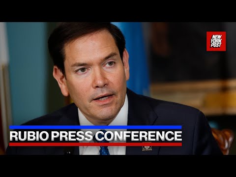 Marco Rubio Holds News Conference