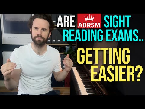 Are ABRSM sight reading exams getting easier?