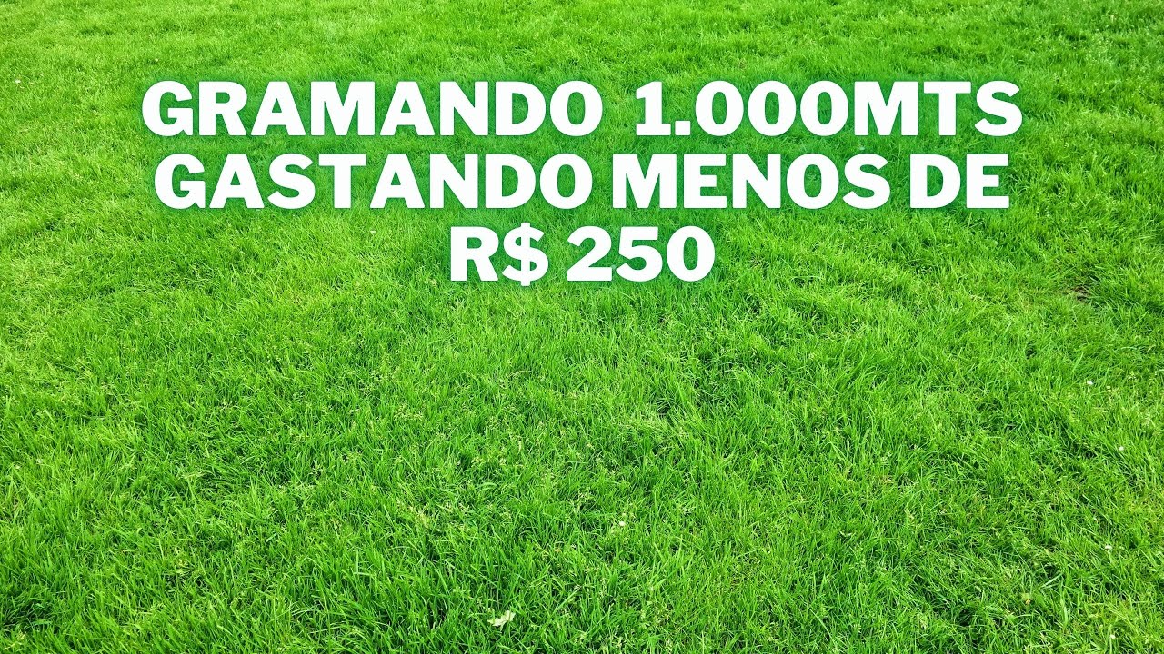 COMO GRAMAR 1.000MTS GASTANDO MENOS R$ 250.00!!