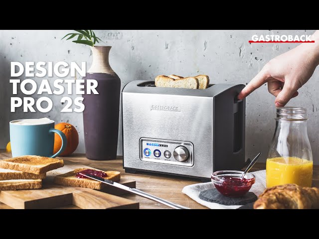 Tostadora Gastroback Pro 2S RVS 950W 2 Sleuven LED Display video