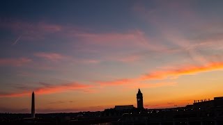 Washington DC - June 19, 2016 - Sunset Time Lapse