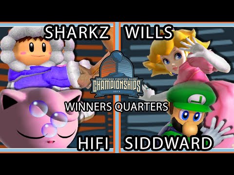 DHATL 2019 SSBM Teams - Sharkz & HiFi  Vs. Wills & Siddward Smash Melee Tournament Winners Quarters