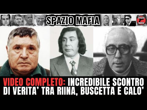 VIDEO COMPLETO AULA BUNKER PALERMO: INCREDIBILE SCONTRO DI VERITA' TRA Riina, Buscetta e Calò!