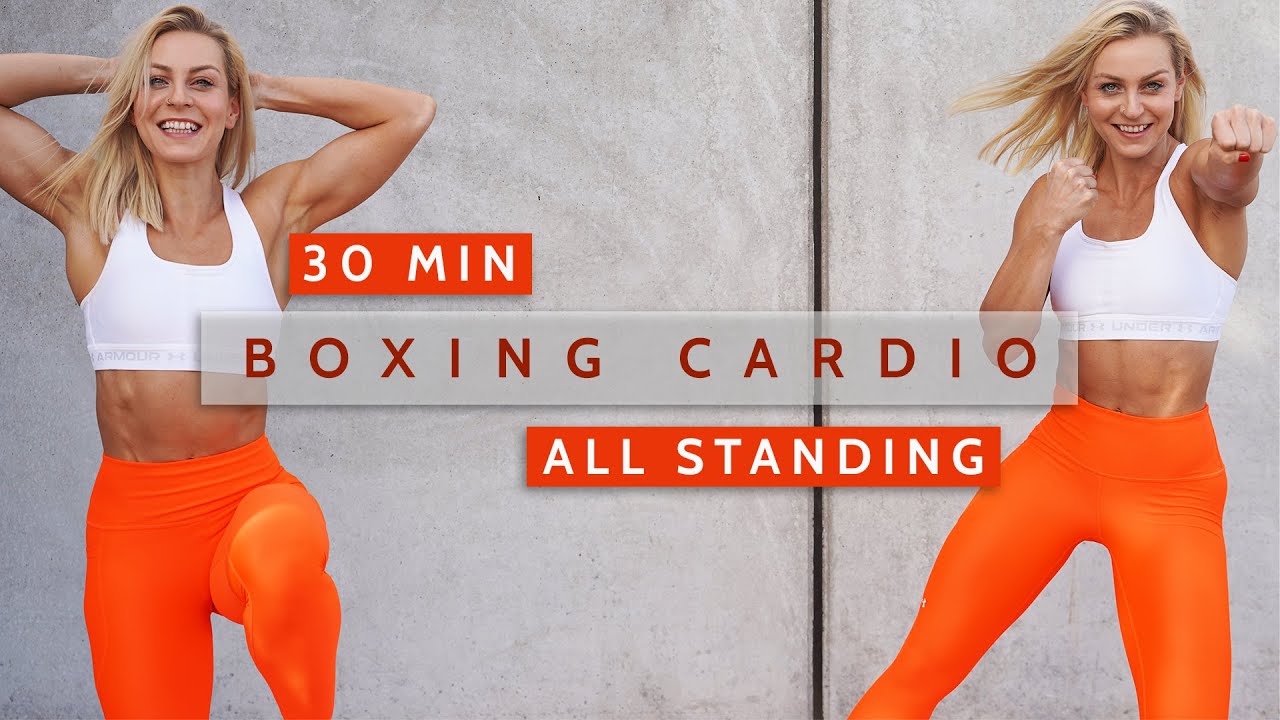 30 MIN BOXING CARDIO - All Standing | Knee Friendly | No Repeat | Full Body HIIT | Super Sweaty