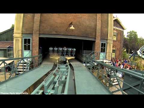 Baron 1898 Front Row On Ride POV - Efteling