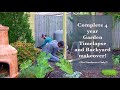 4 Year Garden Timelapse and makeover! Complete backyard transformation in one video! #diy