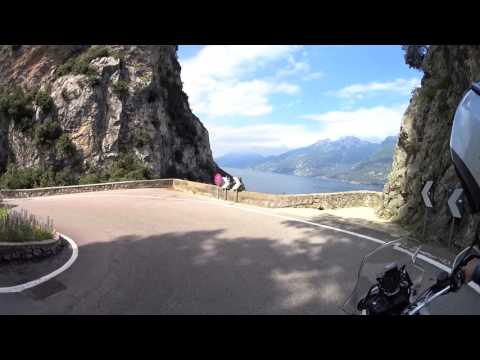 Gardasee Brasa Schlucht BMW R1200 GS in 4K 2016 mit Gimbal !