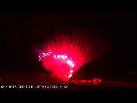 65 SHOTS RED TO BLUE TO GREEN MINE