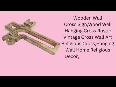 Wooden Cross Wall Hanging