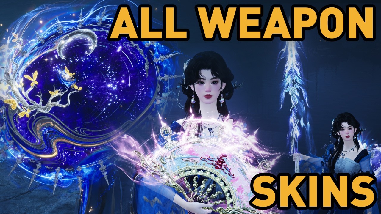 All Weapon Skins of Where Winds Meet on Chinese Server