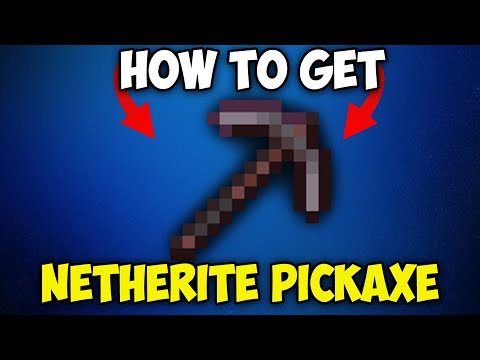 How to Make Netherite Pickaxe in Minecraft 1.21 | How to Craft Netherite Pickaxe in Minecraft
