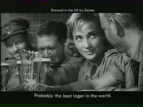 Carslberg Lager Ice Cold in Alex Black And White Advert | 1989