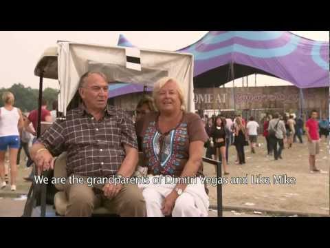 Grandparents of Dimitri Vegas & Like Mike on Tomorrowland 2012