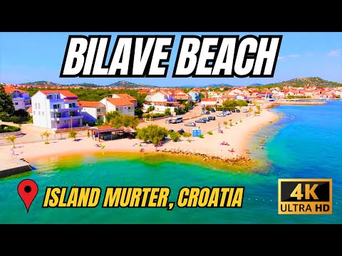 BILAVE BEACH - ISLAND MURTER, CROATIA 4K