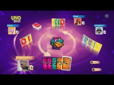 Carlos draws 25 CARDS IN UNO FLIP!!!!!