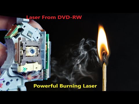 How to Make a Powerful Burning Laser From DVD-RW
