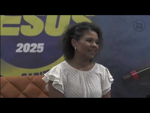 Entrevista com Nivia Soares na Caminhada para Jesus em Capim Branco ( MG ) 