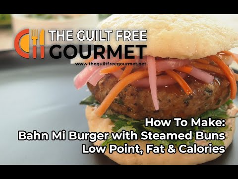 Weight Watchers Bahn Mi Burgers - The Guilt Free Gourmet recipe