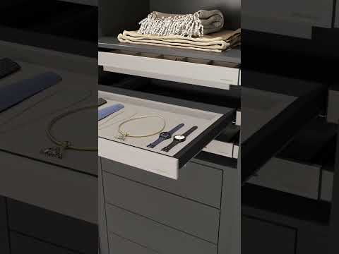 Миниатюра изображения товара Корзина выдвижная для шкафа Starax Tandem S-6425-A (антрацит)