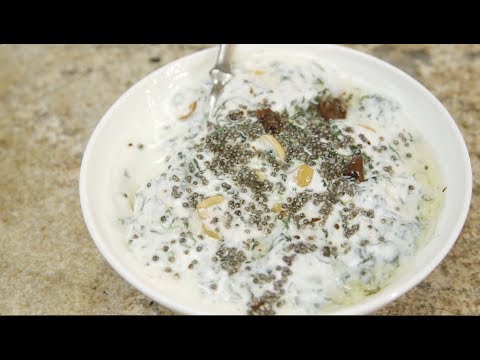 How to Make Spinach Raita (Spiced Yoghurt and Spinach) - Jyoti's Indian Kitchen