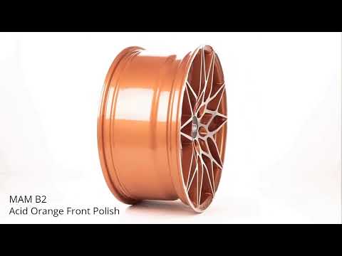Jante MAM model B2 Acid Orange Front Polish