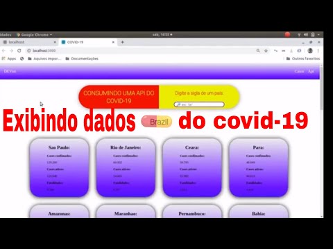 Consumindo uma API do covid 19 com React e Axios part 1/2