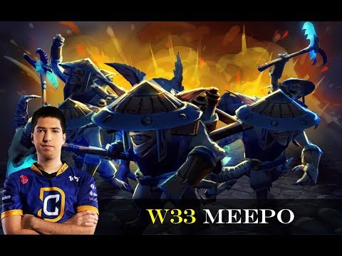w33 Meepo is Back ? | 7690 Average MMR