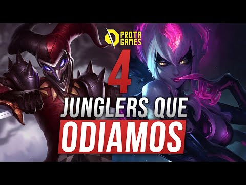 4 JUNGLES QUE MAIS DETESTAMOS JOGAR CONTRA