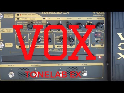 Vox Tonelab EX in English and in Depth Review, Tutorial and Demo