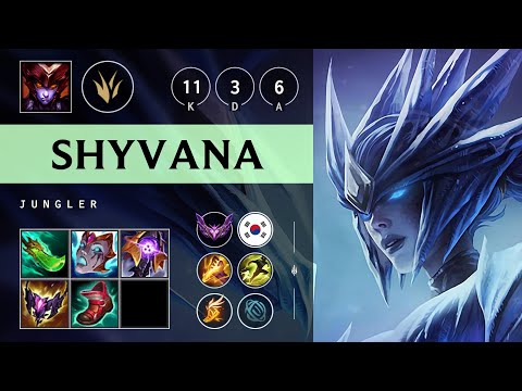 Shyvana Jungle vs Xin Zhao - KR Master Patch 25.13