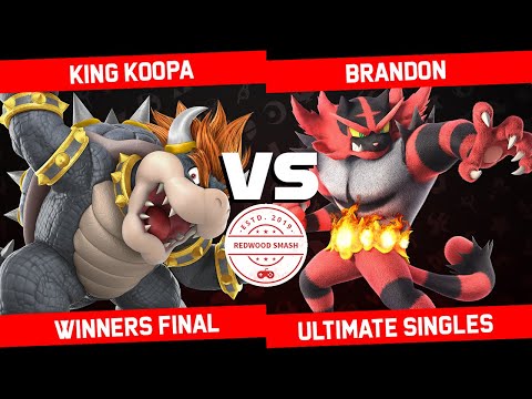 King Koopa vs Brandon - Winners Final SSBU Singles - Redwood Smash 6 | Bowser vs Incineroar