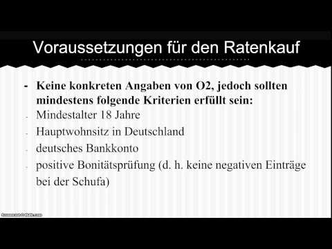 Ratenzahlung bei O2? So wird's gemacht! - Zahlungsmittel.org