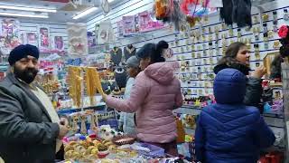 Southall London complete walking tour|4K Big Asian Shopping Center/multicultural