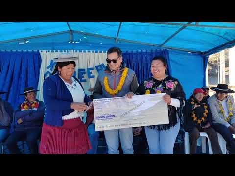 Gobernación entrega Bs 292.500 del PROSOL a familias de Yunchará