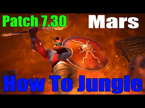 DoTa 2 How To Jungle Mars Patch 7.30 FAST Aghanims
