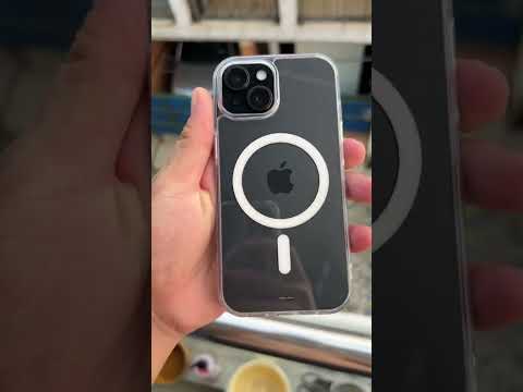 Iphone 15 black with clear case #iphone15 #iphone #apple #aesthetic #unboxing (ctto:herzzz.apple)