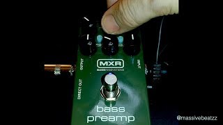 Video thumbnail for MXR M81 Bass Preamp & DI - Complete Review by massivebeatzz