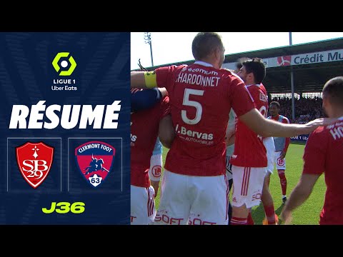 STADE BRESTOIS 29 - CLERMONT FOOT 63 (2 - 1) - Résumé - (SB29 - CF63) / 2022-2023